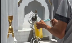 İstanbul'da çeşmeden limonata aktı! Vatandaşlar şaşkınlıkla izledi
