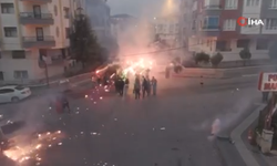 Ankara’da kız isteme töreninde havai fişek paniği: Konvoyun üstüne düştü, ortalık karıştı!