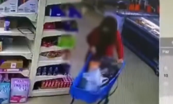 Ankara'daki o markette mide bulandıran olay! Kadın tuvaletini yaptı