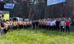 Ankara'nın güreş efsaneleri Aluçdağı er meydanında boy gösterdi