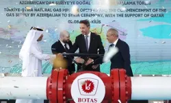 Türkiye-Suriye doğal gaz hattı Bakan Bayraktar eşliğinde açıldı!