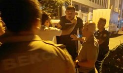 Aksaray’da bıçaklı kavga! Bekçiler şahsı kovalayarak yakaladı