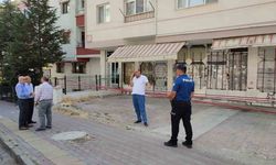 Ankara Sincan'da kolonları kırılan bina tahliye edildi