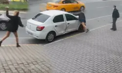 Esenyurt’ta bir kadın araçlara taşla saldırdı: Gözaltına alındı