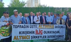 Kırşehir halkı maden projesine yine "hayır" dedi