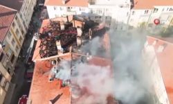 Ankara’da 3 katlı binada korkutan yangın!