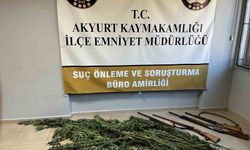 Ankara'da zehir tacirlerine geçit yok: Hint keneviri ve ruhsatsız tüfekler ele geçirildi