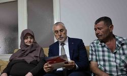 Bakan Işıkhan Cumhurbaşkanı Erdoğan’ın “Terörsüz Türkiye” mektubunu şehit ailesine okudu