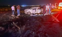 Şanlıurfa Hilvan’da takla atan otomobilde 3 kişi yaralandı
