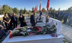 Şehit polis memuru Şeyda Yılmaz, şehadetinin 1’inci yılında kabri başında anıldı