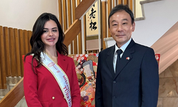 Türkiye’nin Miss İnternational 2025 temsilcisi Ayşe Sena Şeref, Japonya büyükelçisini ziyaret etti