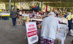 Ankaralılar tatil dönüşü antika pazarında soluğu aldı