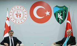 Cumhurbaşkanı Erdoğan Gürcistan Cumhurbaşkanı ile bir araya geldi