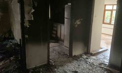 Keçiören’de 4 katlı binada korkutan yangın