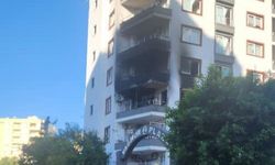 Mersin’de apartman yangını paniğe neden oldu!