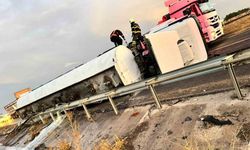 Şanlıurfa’da feci kaza! Mazot yüklü tanker otomobile çarptı: 6 yaralı!