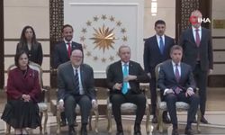 Cumhurbaşkanı Erdoğan’a dört ülke güven mektuplarını sundular