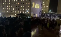 KYK yurdunda su krizi büyüyor! Öğrenciler 'yönetim istifa' sloganı attı