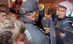Filistin için Ankara sokaklarına inen öğrencilere polis müdahalesi