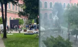 İTÜ'de Abdullah Çatlı filmi krizi! Yangın efektleri ağaçlara sıçrayınca ortalık karıştı
