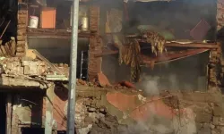 Erzurum’da doğalgaz patlaması: İki bina çöktü bir kişi yaralandı