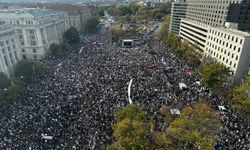 ABD'de binlerce kişi Filistin için sokaklara döküldü!