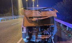 Bursa-Ankara yolunda feci kaza: 1 ölü, 4 yaralı!