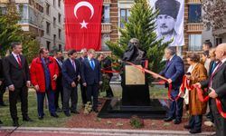 Keçiören’de çalınan Kaysın Kuliyev büstü yeniden yerine yerleştirildi!