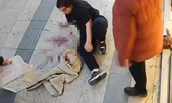 Gümüşhane'de korkunç anlar: Bıçaklı saldırıya uğrayan kadını meyve kasalarıyla kurtardılar