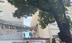 Polisten kaçarken baca boşluğuna atladı, sıkışıp mahsur kaldı