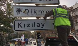 Ankara trafiğine çözüm yok ama tabelaya tırmanmak kolay!