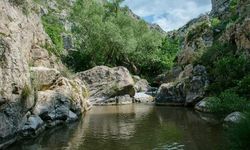 Mamak’ın gözbebeği Kıbrıs Köyü Kanyonu sonbaharla renk şöleni sunuyor