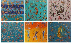 Mehmet Arıkan’ın “Kırılma…/ Breaking” resim sergisi Krişna’da