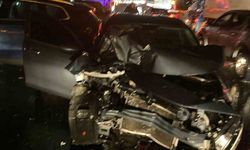 Anadolu Otoyolu'nda zincirleme kaza! 3 kişi yaralandı