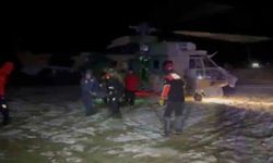 Hasan Dağı’nda mahsur kalan öğrenciler helikopterle kurtarıldı