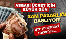 Asgari ücret pazarlığı bugün başlıyor! Masadaki rakamlar neler?