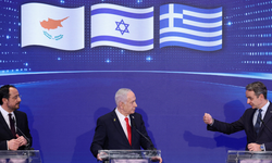 İsrail Yunanistan ve GKRY Kudüs’te toplandı; Doğu Akdeniz mesajları dikkat çekti