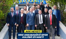 Ankara Kent Konseyi'nden Ankaragücü'ne moral ziyareti: Taraftara maç çağrısı