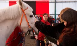 3 Aralık Dünya Engelliler Günü'nde özel çocuklar Hipodrom.com Atla Terapi Merkezi'nde buluştu