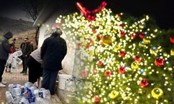 Ankara’da vatandaş su kuyruğunda belediye Noel hazırlığında!