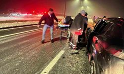 Iğdır’da gece yarısı kaza: Otomobil tıra arkadan çarptı 1 yaralı