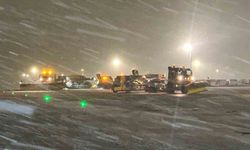 Sabiha Gökçen’de kar alarmı: 72 araç ve 125 personel sahada