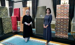 Emine Erdoğan ile Özbekistan Cumhurbaşkanı'nın eşi Ziroat Mirziyoyeva'dan Ankara Palas ziyareti