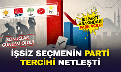 İşsiz seçmenin parti tercihi netleşti! İki parti arasındaki fark 5 puanı aştı!