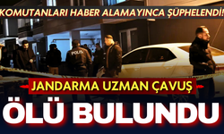 Muğla’da jandarma uzman çavuş evinde ölü bulundu!