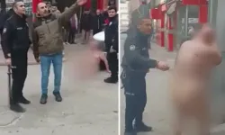 Samsun’da cadde ortasında şoke eden görüntü! Çıplak şahıs gözaltına alındı