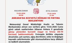 Ankara Valiliği’nden Fırtına Alarmı: Rüzgar 70 Km Hıza Ulaşacak!
