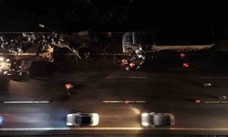 TEM’de ortalık savaş alanına döndü: Mobilyalar yola saçıldı