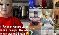 Mutfakta maskeli paylaşım olay oldu! Genç kadının videoları milyonları şaşkına çevirdi