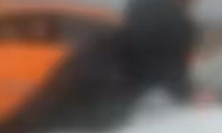 Bağlıca’da inanılmaz anlar! Sürücü durmadı